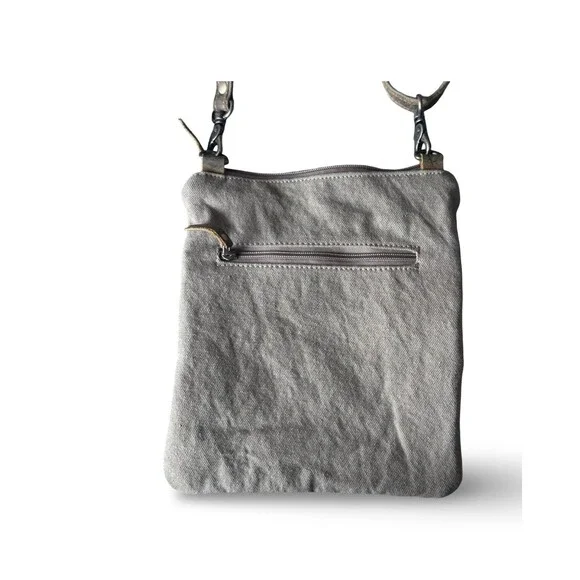 Myra Bag Sand Weaver Crossbody bag cowhide distressed leather western boho - Picture 3 of 7